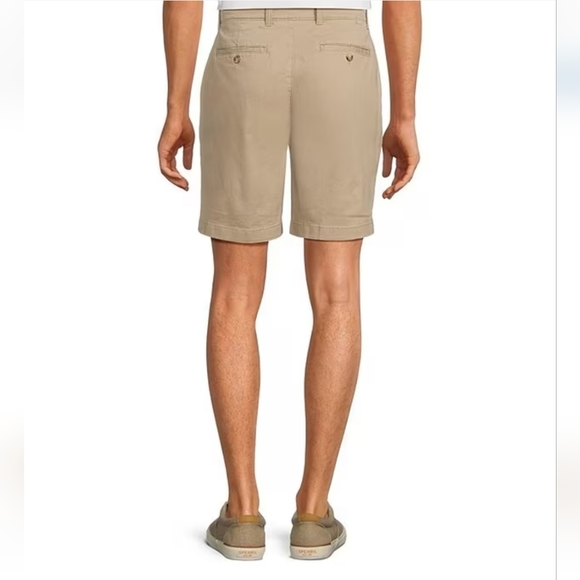 NWT Men's Roundtree & Yorke Casuals 5"  Straight Fit Flat Front Shorts - Picture 5 of 6